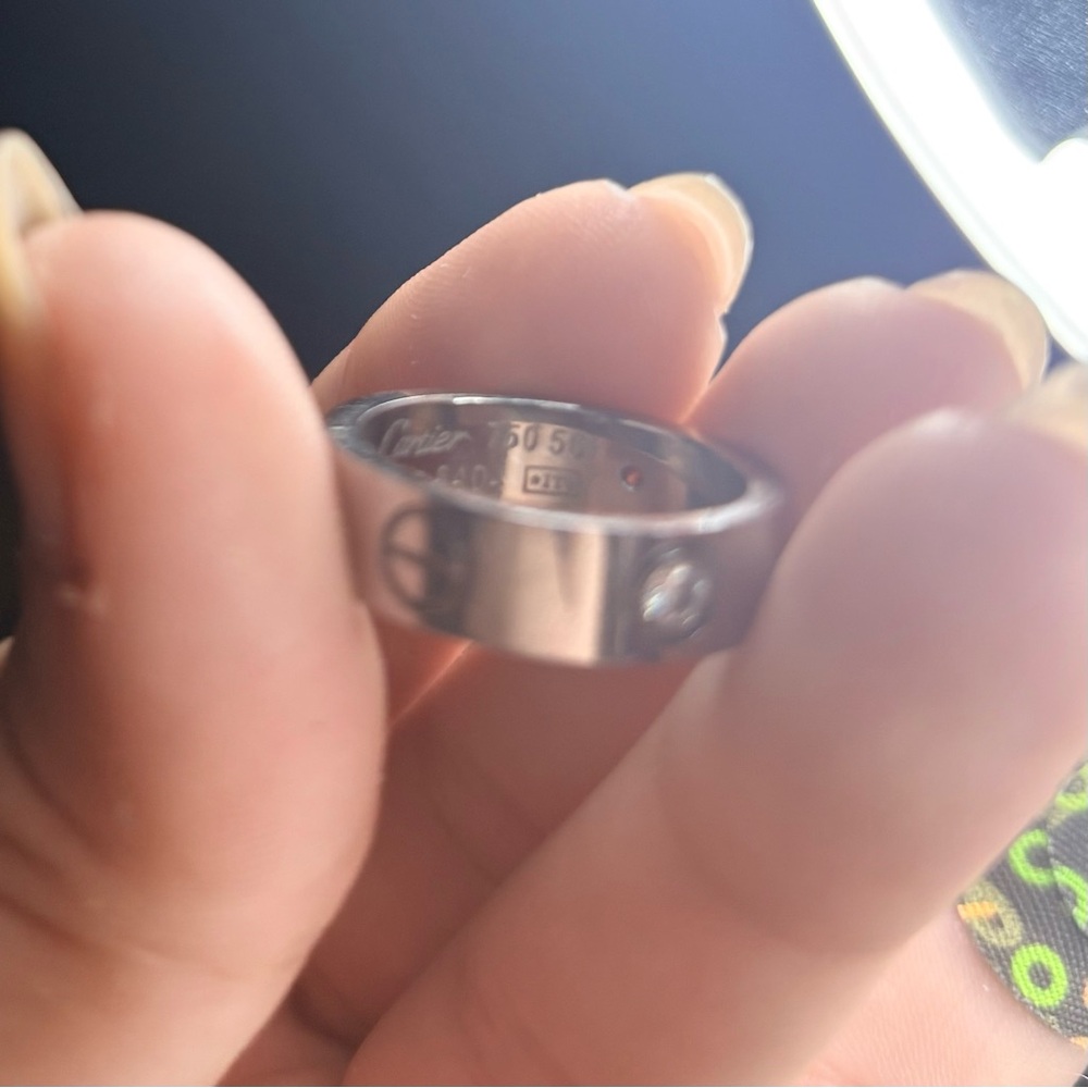 Silver Love Ring - Picture 6 of 6
